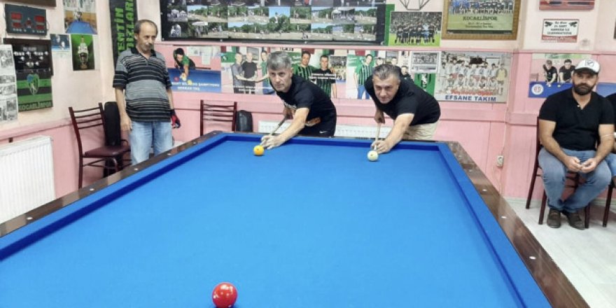 YMK bilardo turnuvası başlıyor