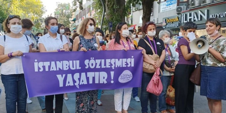 İstanbul Sözleşmesi'nin uygulanmasını istediler