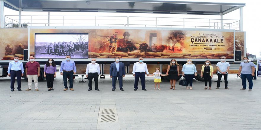 Çanakkale Savaşları Mobil Müzesi’ne ilgi yoğun oldu