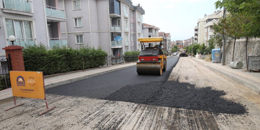 Fen İşlerinden sıfır asfalt çalışması