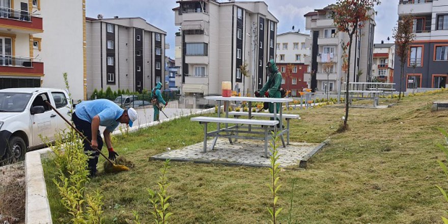 İzmit Belediyesi’nden  park bakım çalışmaları
