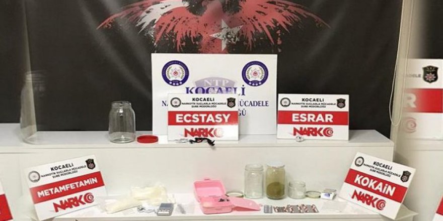 Kocaeli’de uyuşturucu operasyonları