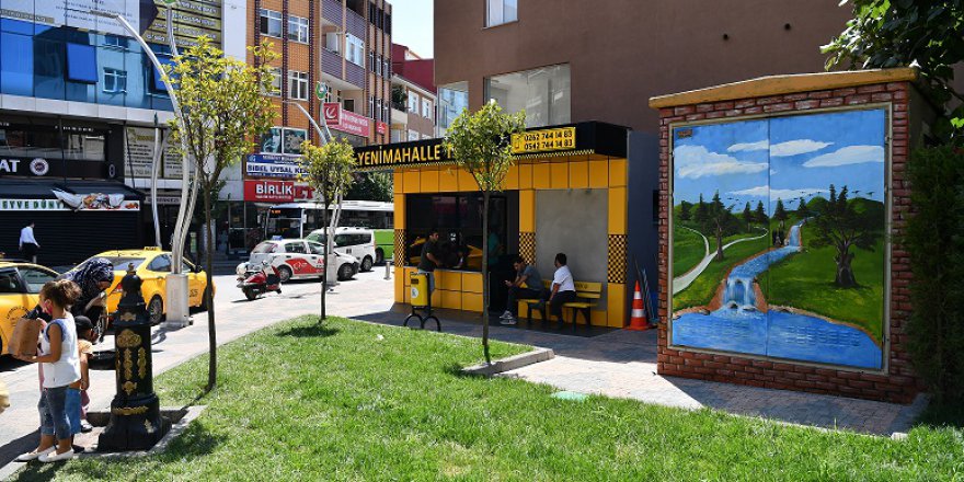 Yenimahalle Taksi Durağı yenilendi