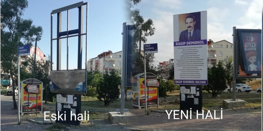 Ragıp Demirkol’da pano yenilendi  