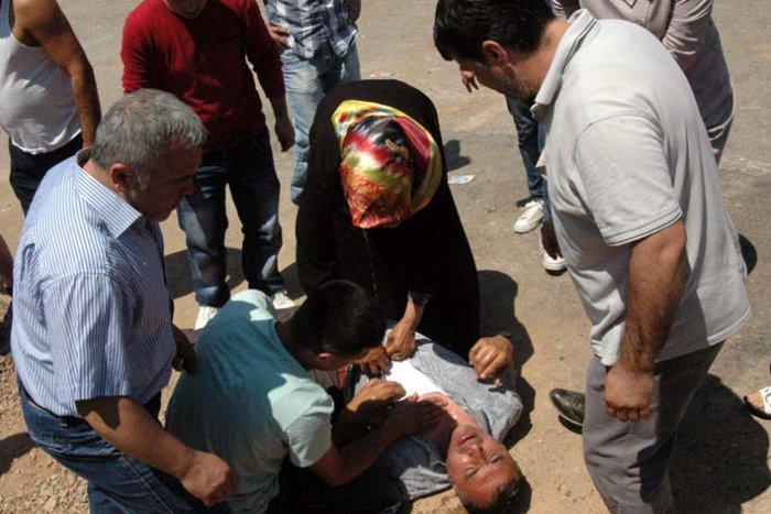 Polisten gazlı müdahale