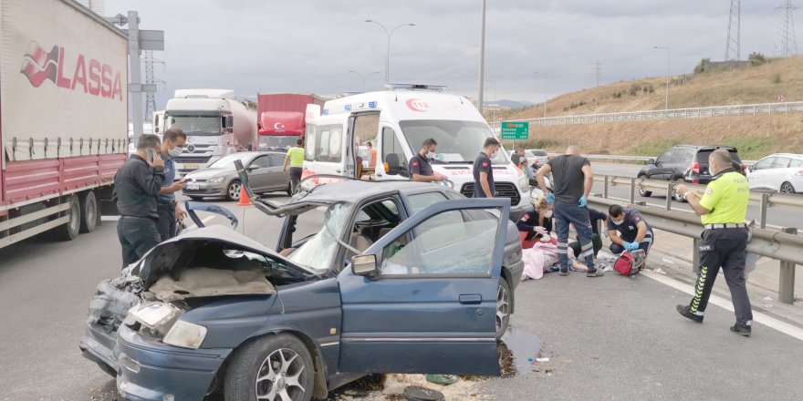 Trafik kazası: 1 ölü, 4 yaralı