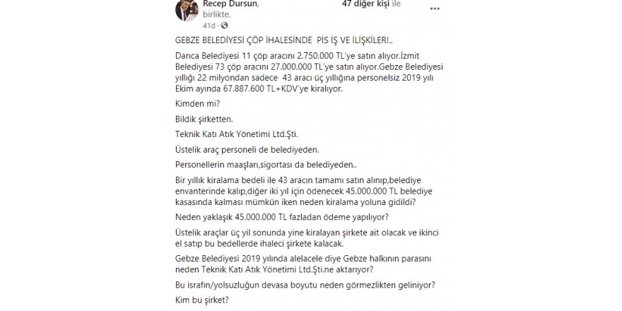 “Uyumayın, yolsuzluğa göz yummayın"