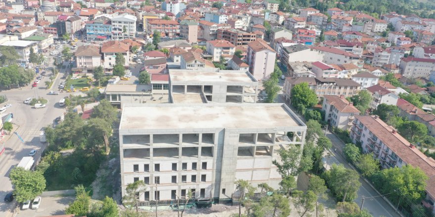 Yeni hizmet binası çalışmaları devam ediyor