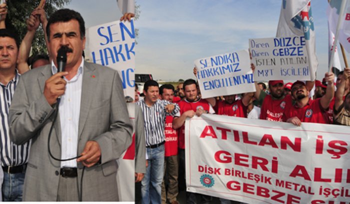 Birleşik Metal-İş’ten işten atılan işçiler destek