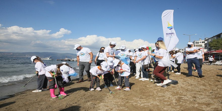 Kocaeli'de deniz ve plaj temizliği yapıldı