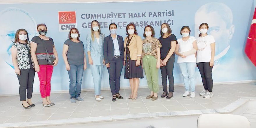 CHP Kadın Kolları Başkanları  Gebze’de toplandı