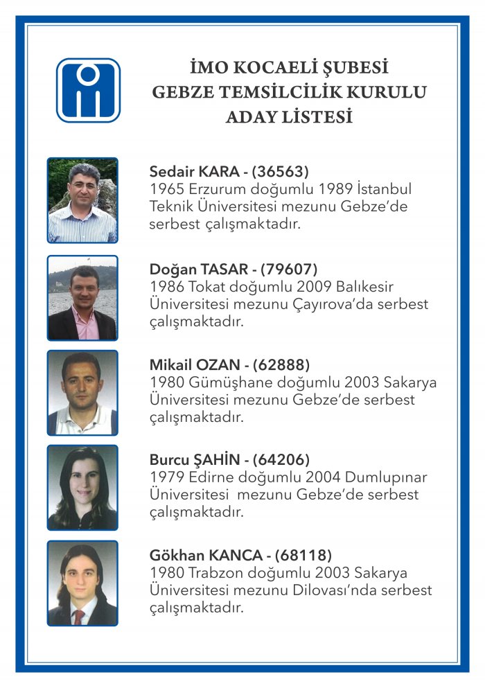 İnşaat mühendislerinde Sedair Kara da aday