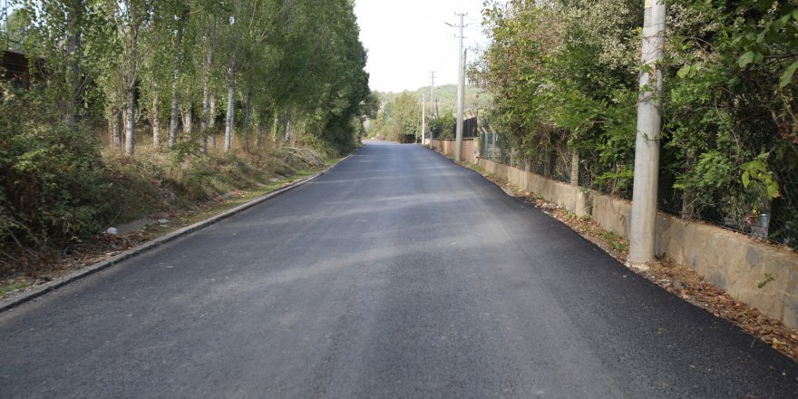 Tavşanlı’da yol çalışması