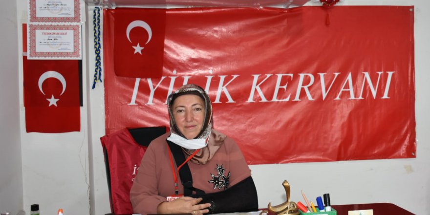 "İyilik Kervanı" yardımlarını sürdürüyor