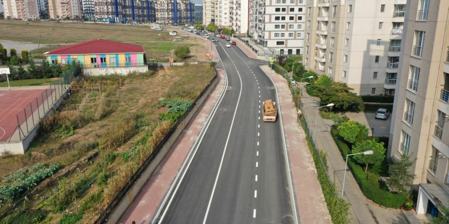 Caddelerin son yol çizgisi çizildi