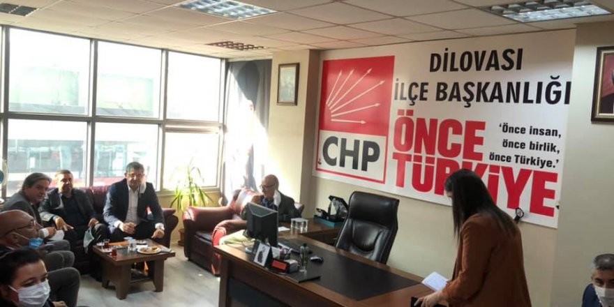 Dilovası’nda meclis öncesi CHP çıkartması