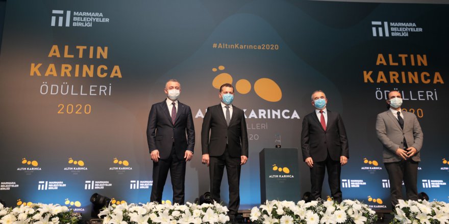 Büyükşehir’in projeleri  altın karınca ile taçlandı