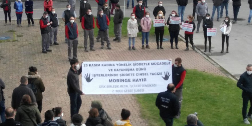 Kadına Yönelik Şiddete, Tacize, Mobbinge  Hayır!