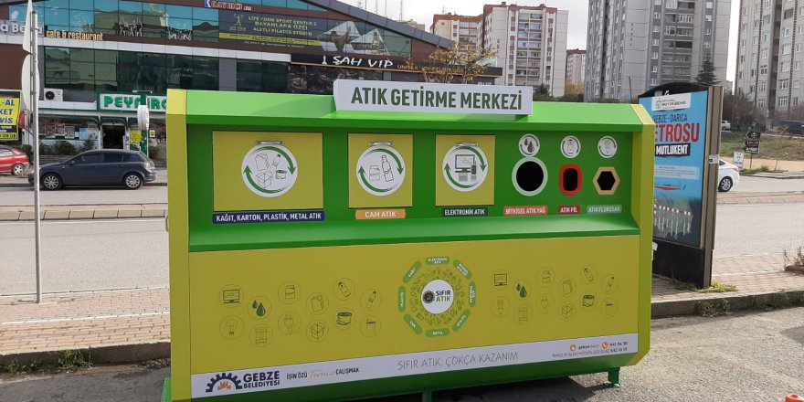 Gebze’ye mobil atık toplama merkezleri