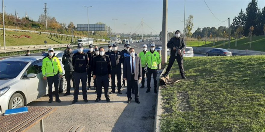 Toplu taşıma  araçlarını denetledi