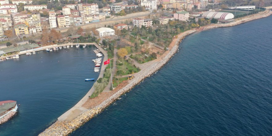 Hereke Sahilde düzenleme yapılıyor