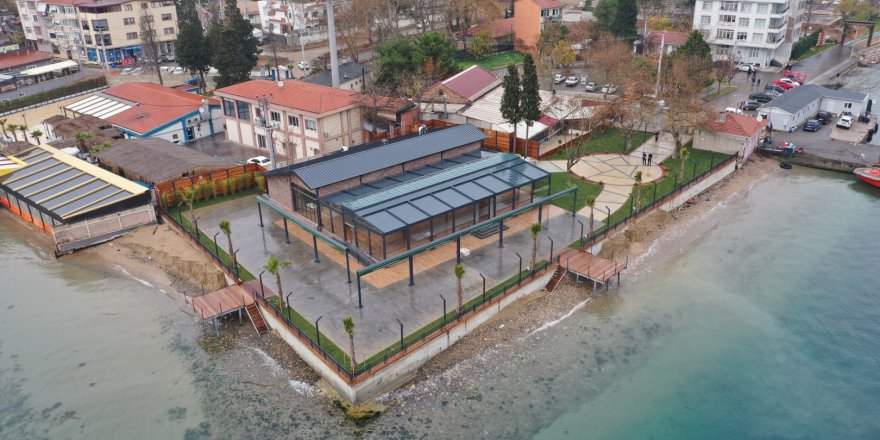 Darıca sahil restoranda imalatlar tamamlandı