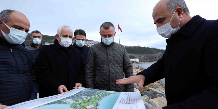 Büyükakın, Hereke Sahil Projesi’ni inceledi