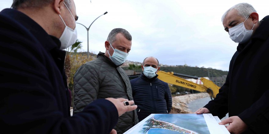 Başkan Büyükakın, Hereke Sahil Projesi’ni inceledi