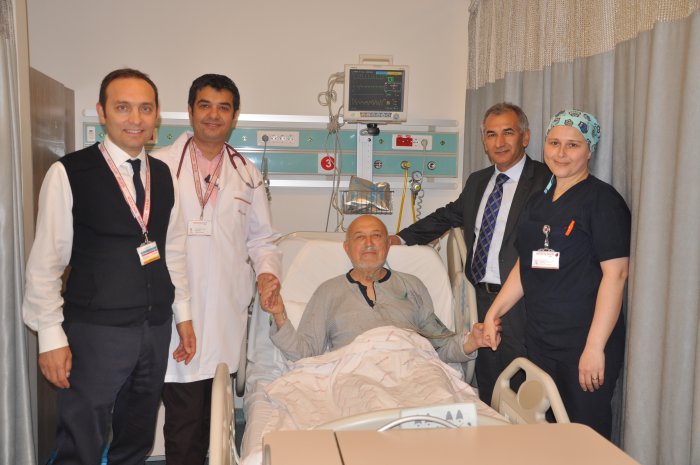 Bilekten Radial Anjiyografi ile Stent takıldı