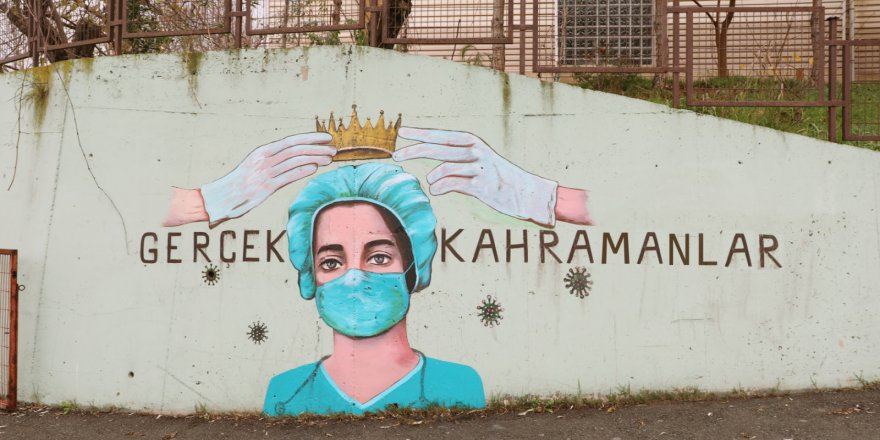 Sağlık çalışanları için İzmit’te özel dokunuşlar