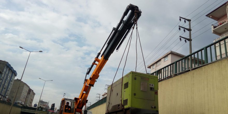 Tüneli’nin jeneratörü değiştirildi
