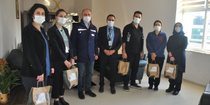 TOSB sağlık çalışanlarını unutmadı