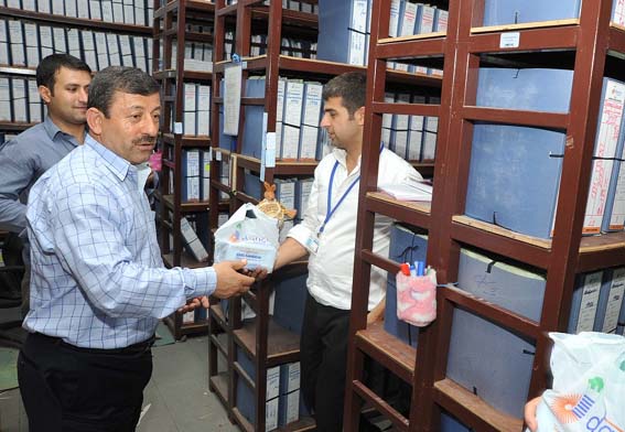 Karabacak personelinin kandilini kutladı