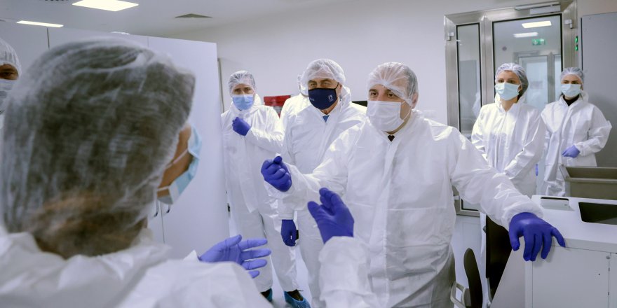 Yerli aşıyı Gebze’de inceledi