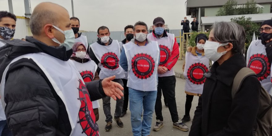 EMEP'ten MİGROS ve BALDUR işçilerine ziyaret