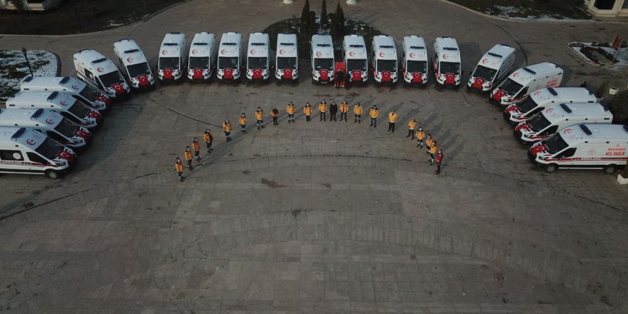 30 yeni ambulans hizmete alındı