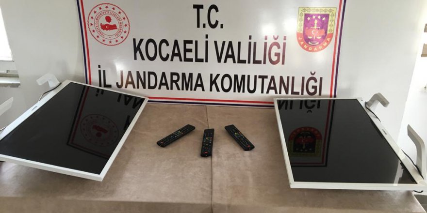 96 adet televizyon çaldı!