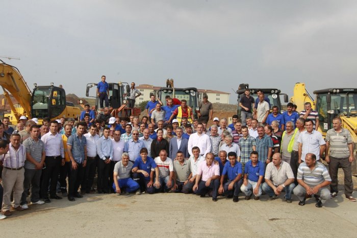 Köşker, işçilerle buluştu