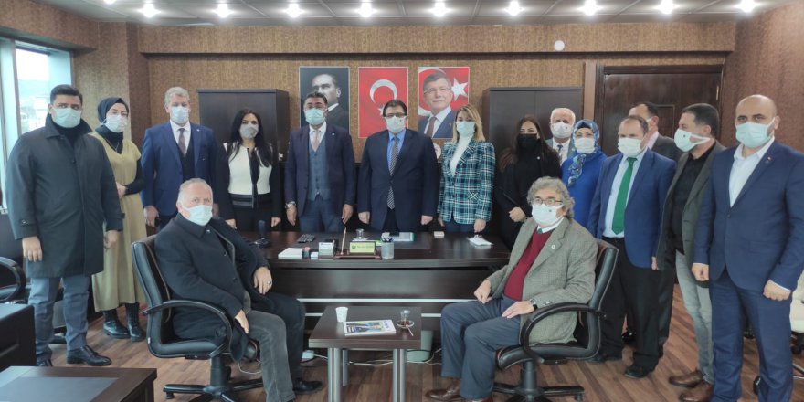 İYİ Parti’den  Gelecek Partisi’ne  geçmiş olsun ziyareti