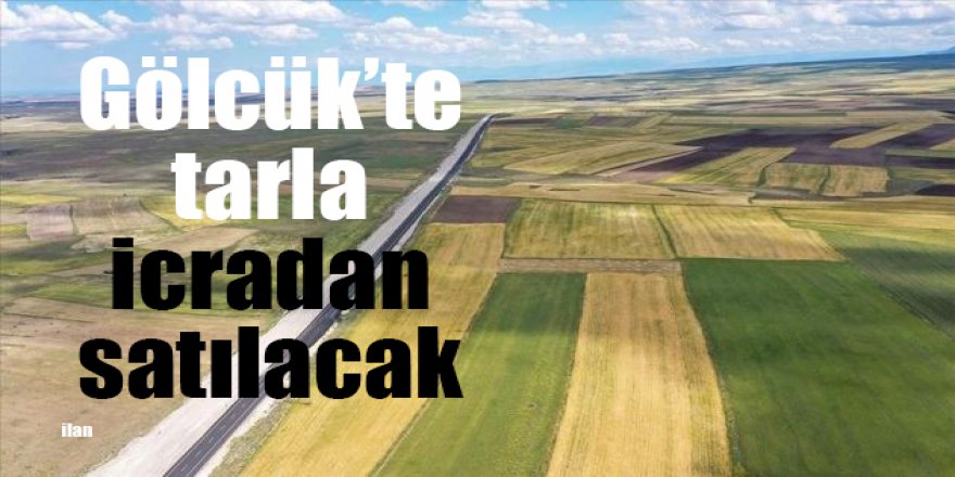 Gölcük’te tarla icradan satılacak