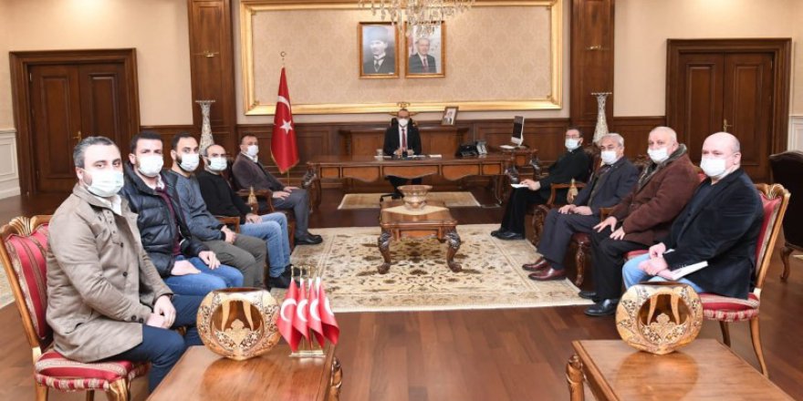 Vali Yavuz Baldur işçileriyle görüştü