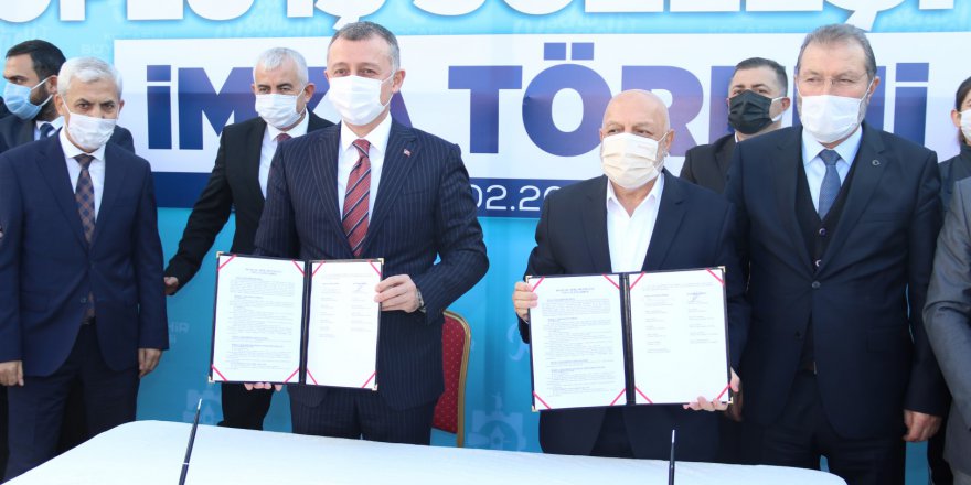 Büyükşehir ve Hak-İş TİS imzaladı