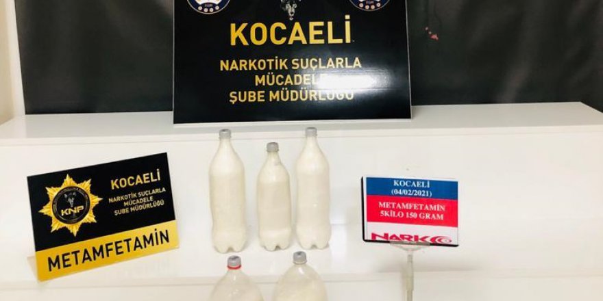 5 kilo 150 gram sentetik  uyuşturucu ele geçirildi