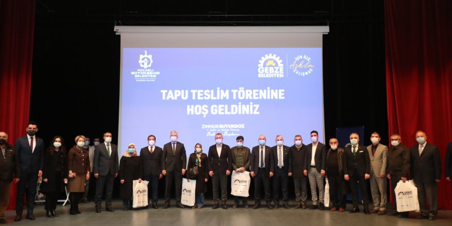 Pelitli sakinlerine  tapuları verildi