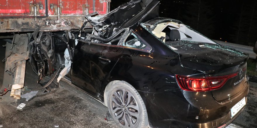 Trafik kazası: 1 ölü, 1 yaralı