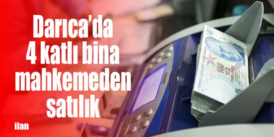 Darıca’da 4 katlı bina mahkemeden satılık