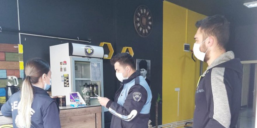 Zabıta spor salonlarını denetledi