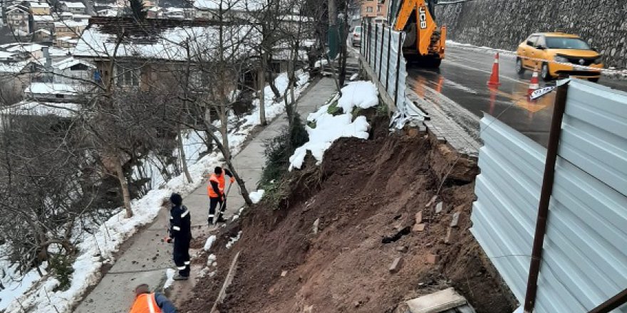 Toprak kaymasına acil müdahale