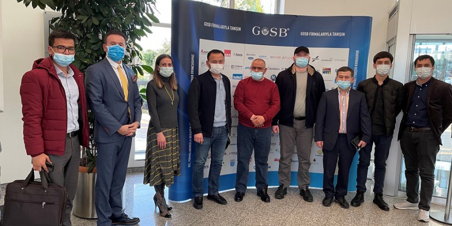 Özbek heyetten GOSB ziyareti