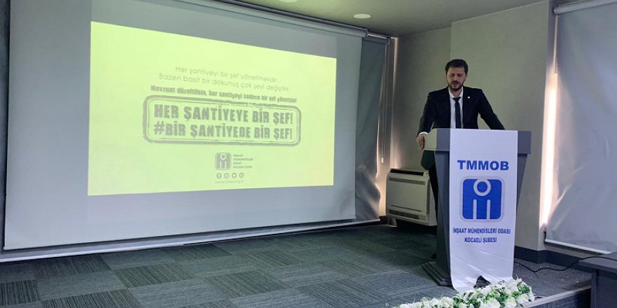 Şantiye şefliği birden fazla  şantiyede yapılamaz!